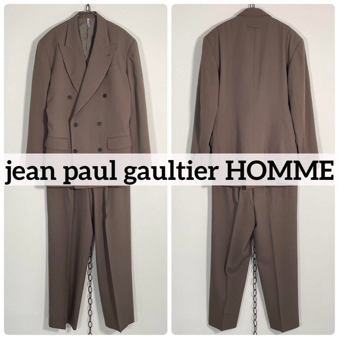 JeanPaul GAULTIER HOMME セットアップ サイズ48 jean paul gaultier HOMME ゴルチエ ダブル ウール セットアップ