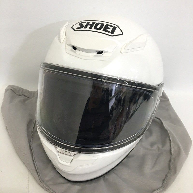 SHOEI ショウエイ Z-8 フルフェイスヘルメット 除菌消臭済 Mサイズ ルミナスホワイト オートバイ ツーリング ライディング バイカー バイク用品 TA3481