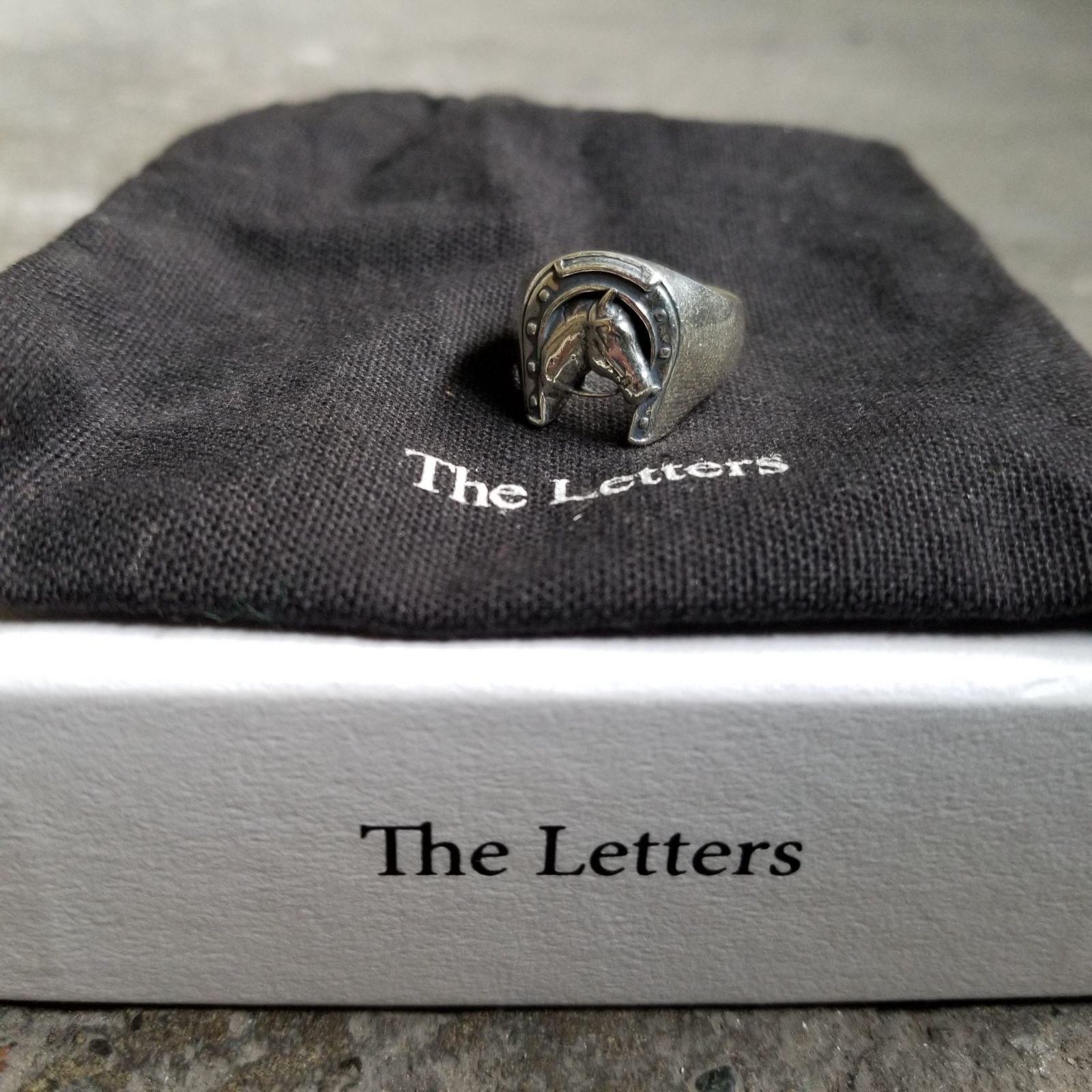 ヨッシュ　The Letters HORSESHOE RINGレターズ The Letters HORSE & HORSESHOE RING 13 ザレターズ ホースシュー
