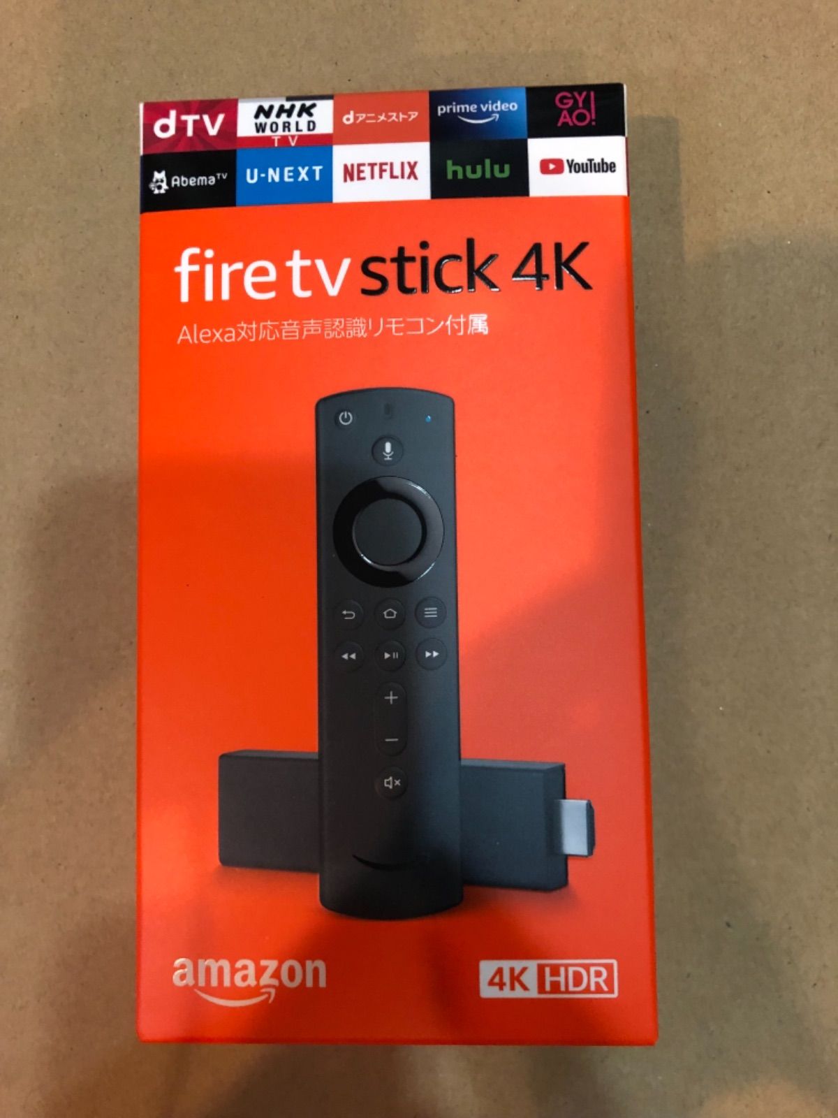 FireTV Stick4K Alexa対応音声認識リモコン付