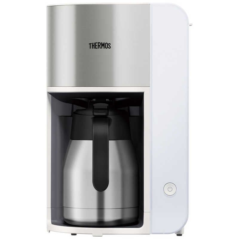 未開梱 サーモス 真空断熱ポット コーヒーメーカー ホワイト ECK-1000 WH