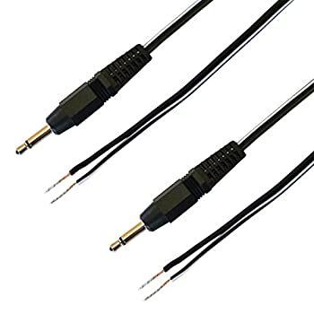 ♥品 F-FACTORY スピーカーケーブル 3.5mm ミニプラグ－先バラ 5m×2本|VM-4037