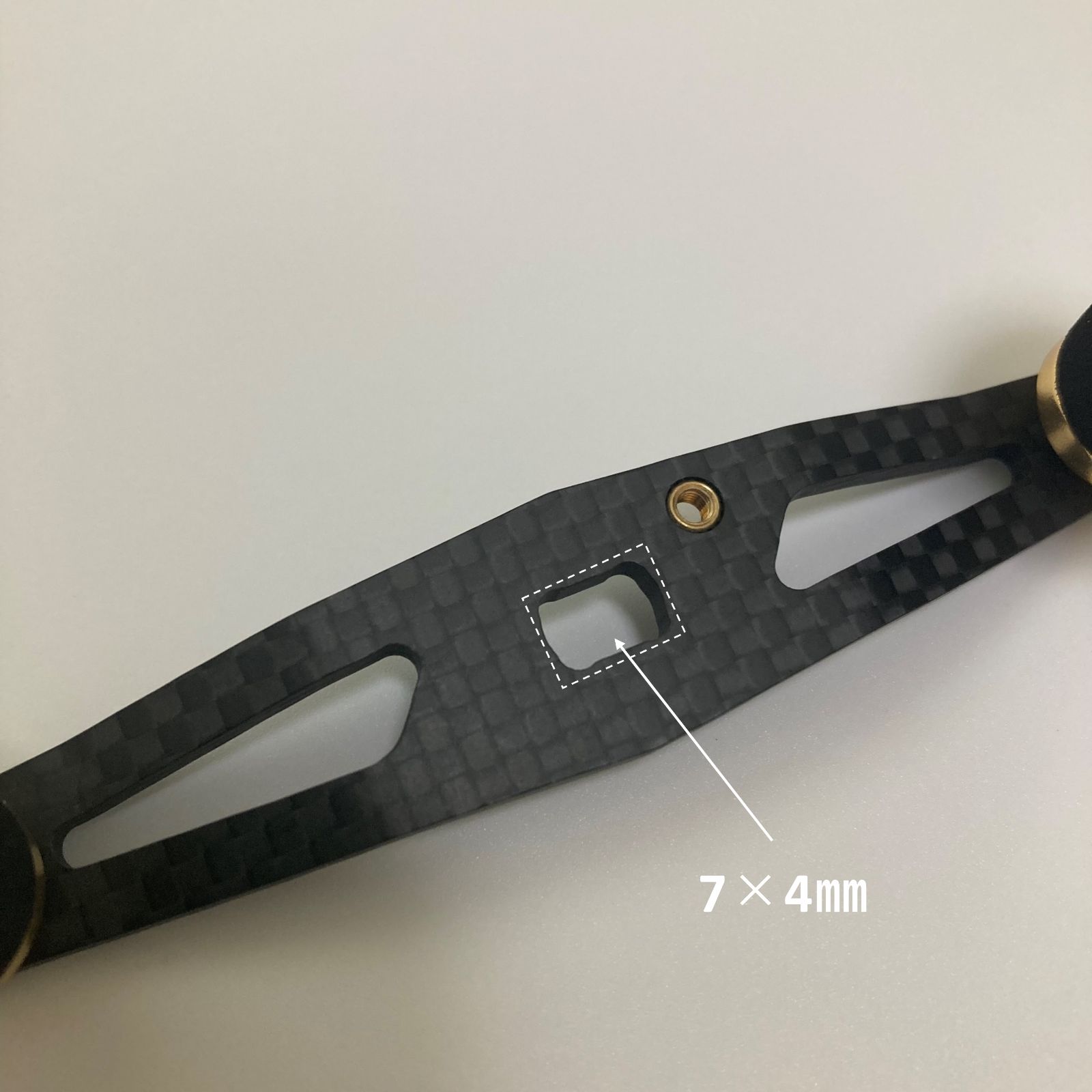 超軽量 ベイトリール用カーボンハンドル コルクハンドルノブ 軸