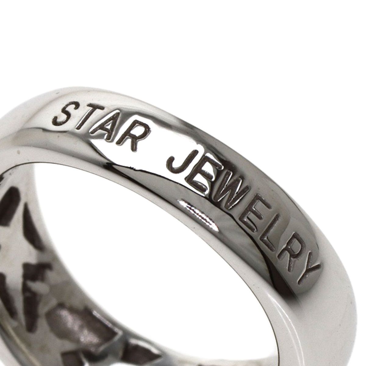 STAR JEWELRY スタージュエリー ピンキーリング リング・指輪 K18WG ...