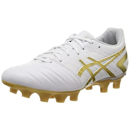アシックス(ASICS) サッカースパイク DS LIGHT 1103A068-122 ホワイト/リッチゴールド 26.0cm 2E