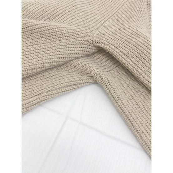 フリークスストア 長袖 カーディガン F ベージュ FREAK'S STORE ブランケットステッチニットジャケット レディース ◇ FREAK\u0027S STORE フリークスストア 長袖 ロング ニット カーディガン