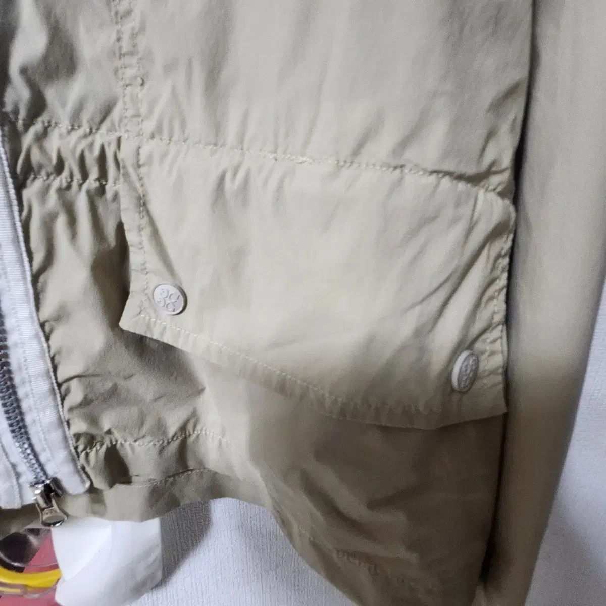 G FORE ジーフォア フード ウィンドブレーカー ジャケット ベージュ M