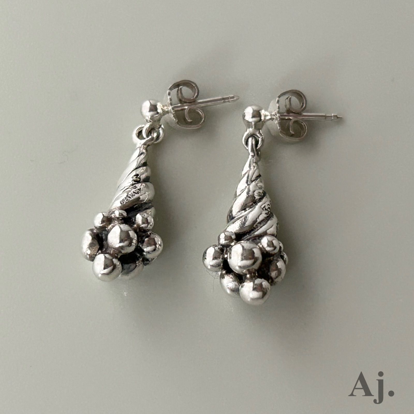 ジョージジェンセン 激レア ピアス 363 ヴィンテージ AG925 - メルカリ 