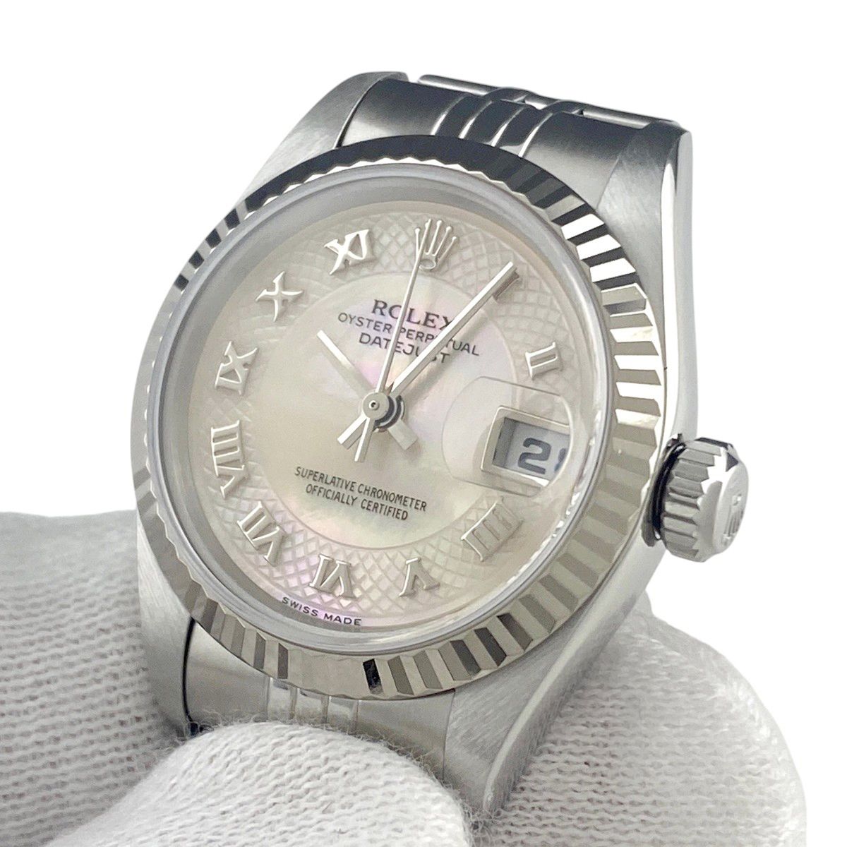ロレックス ROLEX デイトジャスト 69174NRD 腕時計 SS WG 自動巻き  