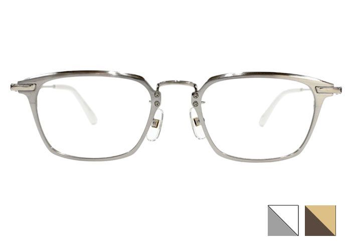 エステーデュポン S.T Dupont dp-1042 フルリム スクエア チタン 伊達 度付き 老眼鏡 遠近両用 メンズ レディース メガネ めがね 眼鏡 51□20