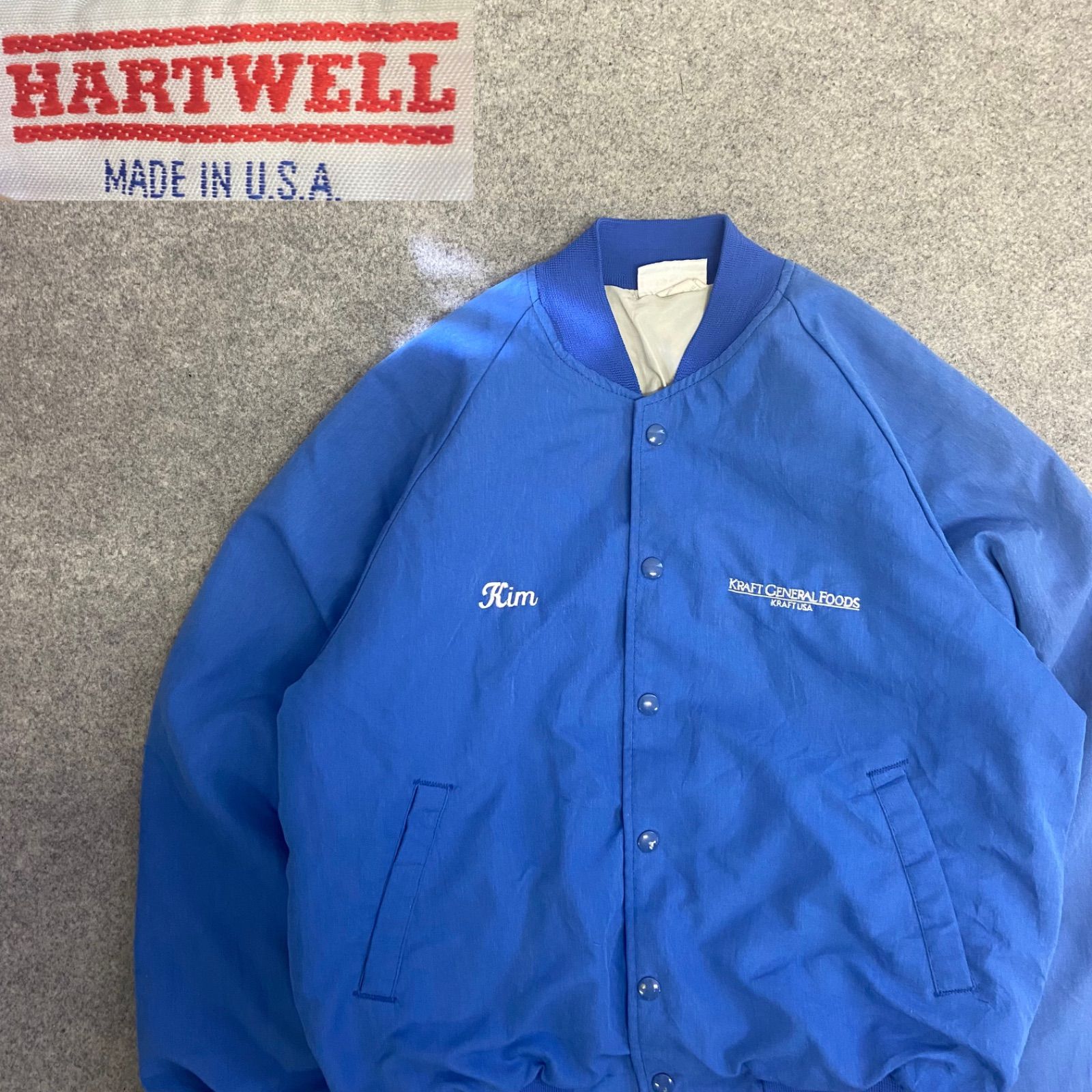 K3219 HARTWELL 80s〜90s 古着 スタジャン アメカジ USA - メルカリ