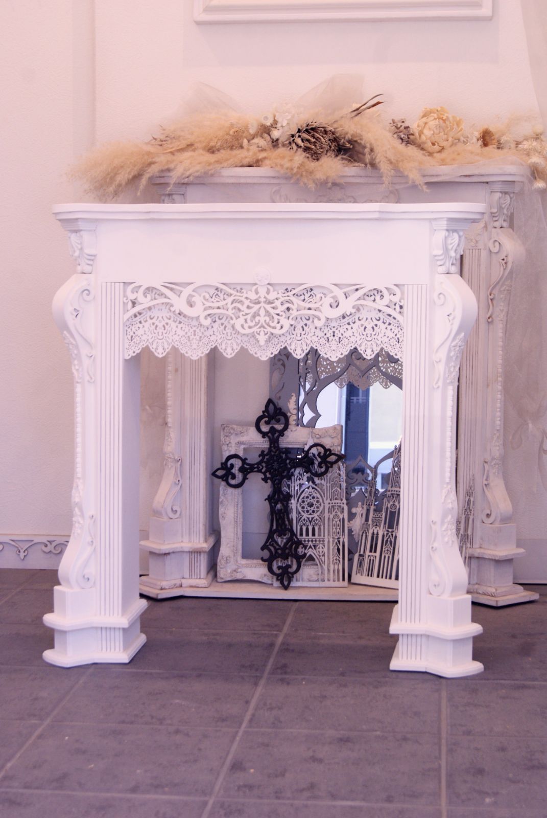 マントルピース シャビー シャビーシック ムニュムニュ むにゅむにゅ むにゅむにゅ ムニュムニュ マントルピース シャビー シャビーシック