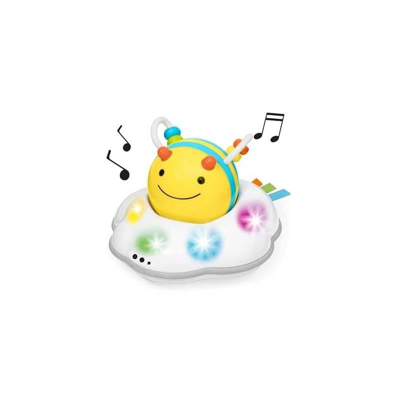 【超激得，100%新品】 SKIP HOP SKIPHOP 5カ月から ハイハイの練習 光と音で刺激 ビー・スパイラルトイ TYSH303108 1 知育玩具