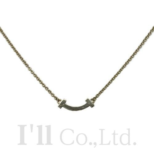 Tiffany&Co. ティファニー Tスマイル ネックレス ミニ 62617640 750YG  
