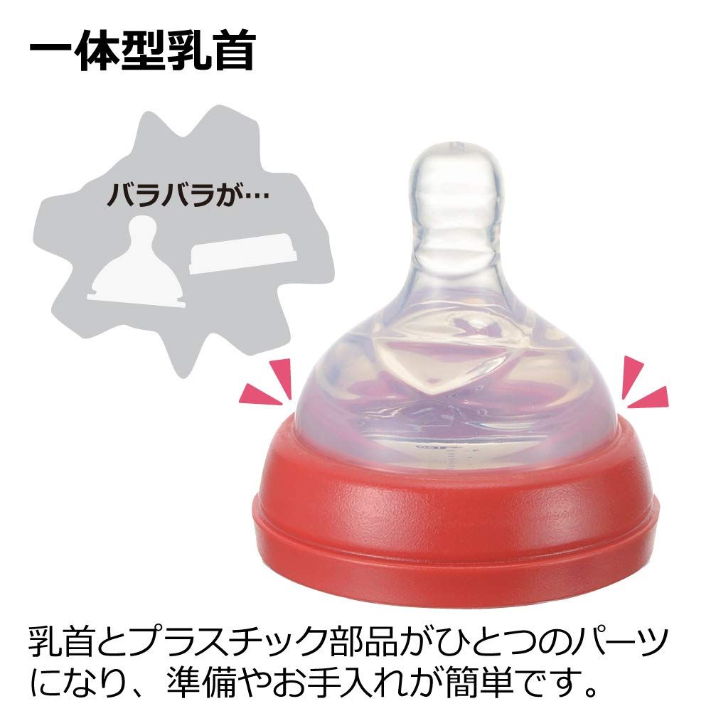 歯科大教授×小児歯科医師共同開発 リッチェル(Richell) リッチェル : プラスチック製ほ乳瓶 おでかけミルクボトル プラスチック製 耐熱 ミッフィー 160mL 3か月頃から3歳頃まで おでかけミルクボトル用乳首 耐熱ガラス製 100ml ほ乳瓶 花レース