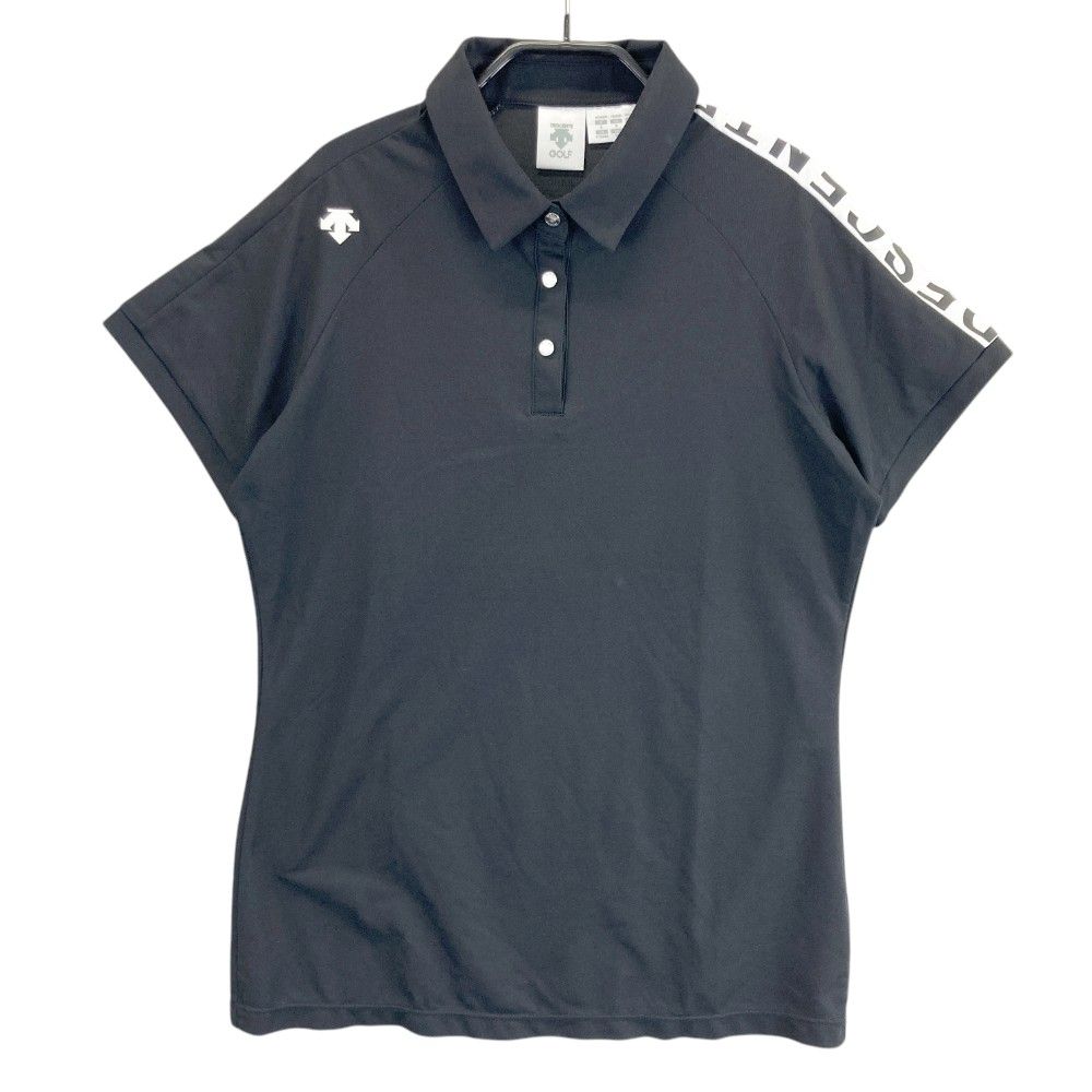 サイズ：L DESCENTE GOLF デサントゴルフ  半袖ポロシャツ  ブラック系 [240101447688] ゴルフウェア レディース ストスト 楽天市場】DESCENTE GOLF デサントゴルフ 半袖ポロシャツ