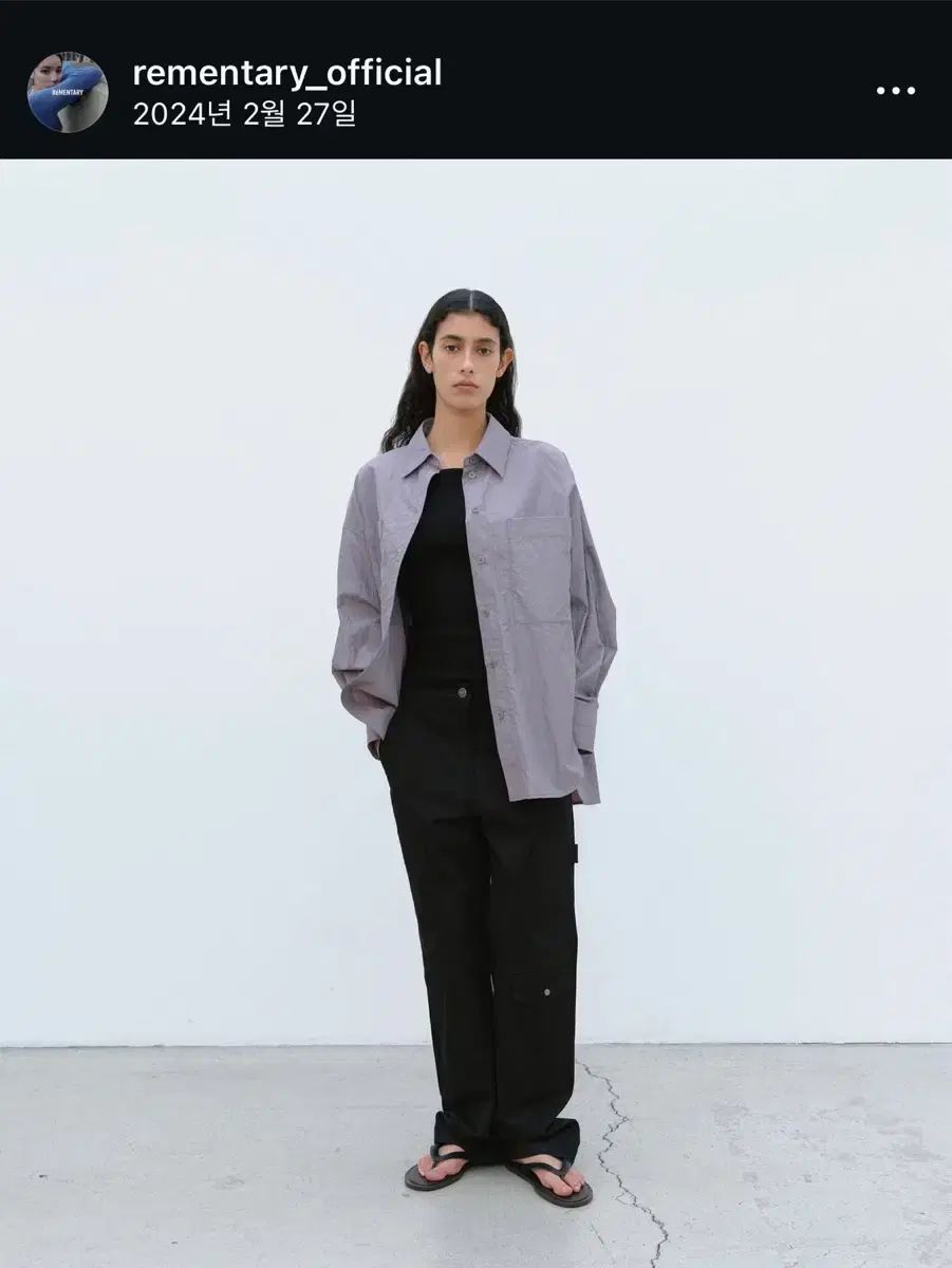 リーメンタリー rementary ポケットシャツ
