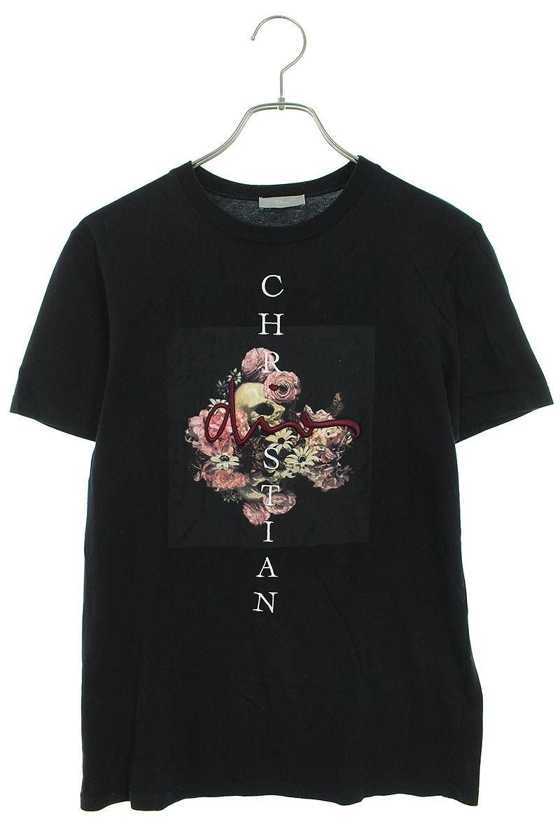 Dior Homme SS02 Tシャツ Dior Homme T-Shirt Größe L: Weißes Baumwoll-Shirt