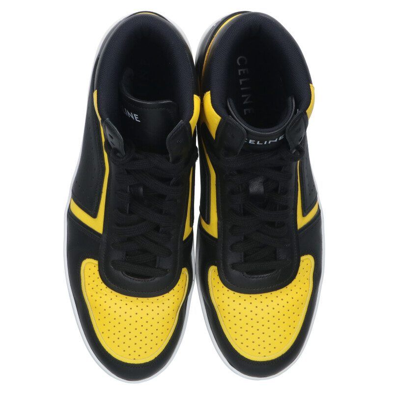 セリーヌ CT-01 レザーハイカットスニーカー メンズ 42 - メルカリ 