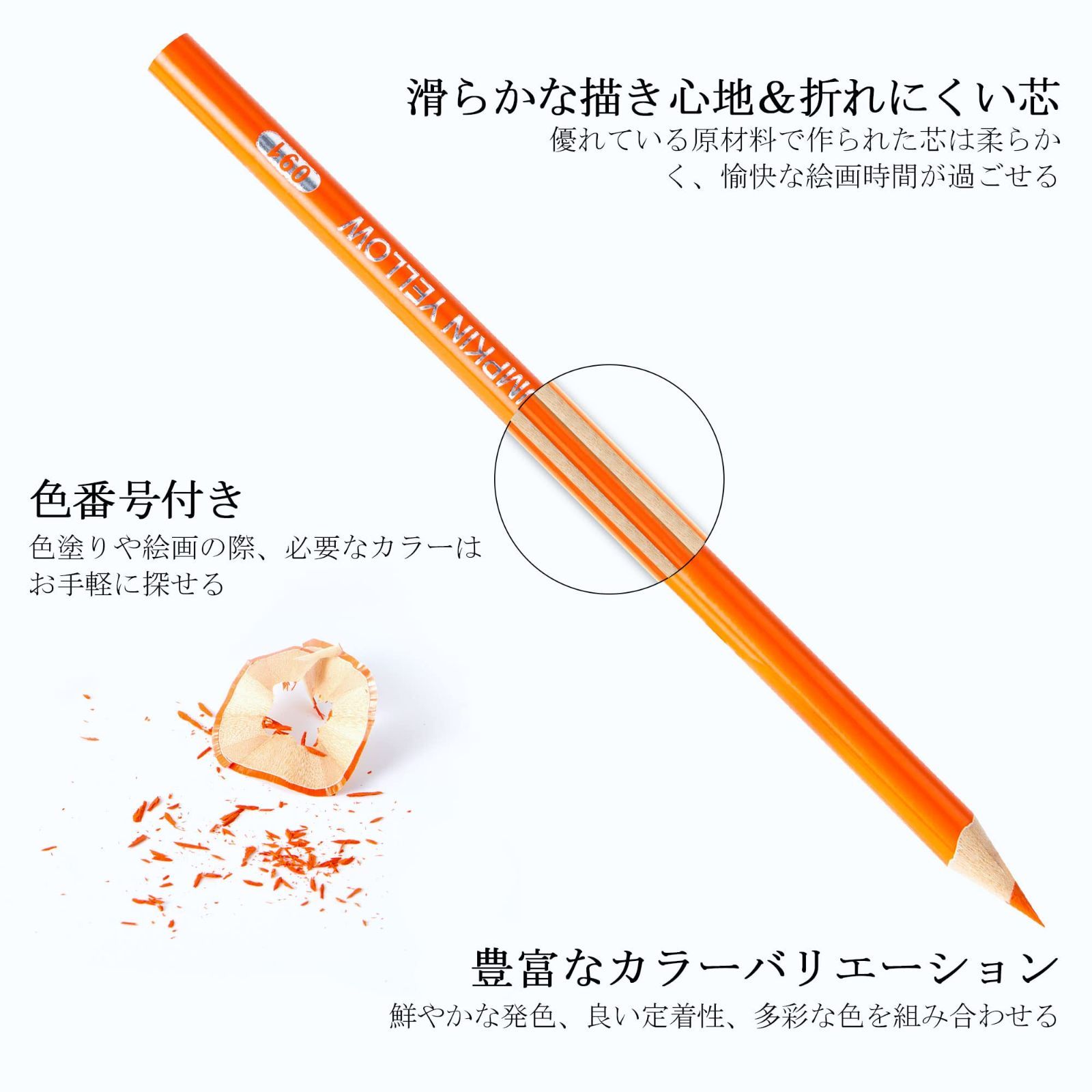 Shuttle Art 色鉛筆 172色 油性色鉛筆 カラーペンセット