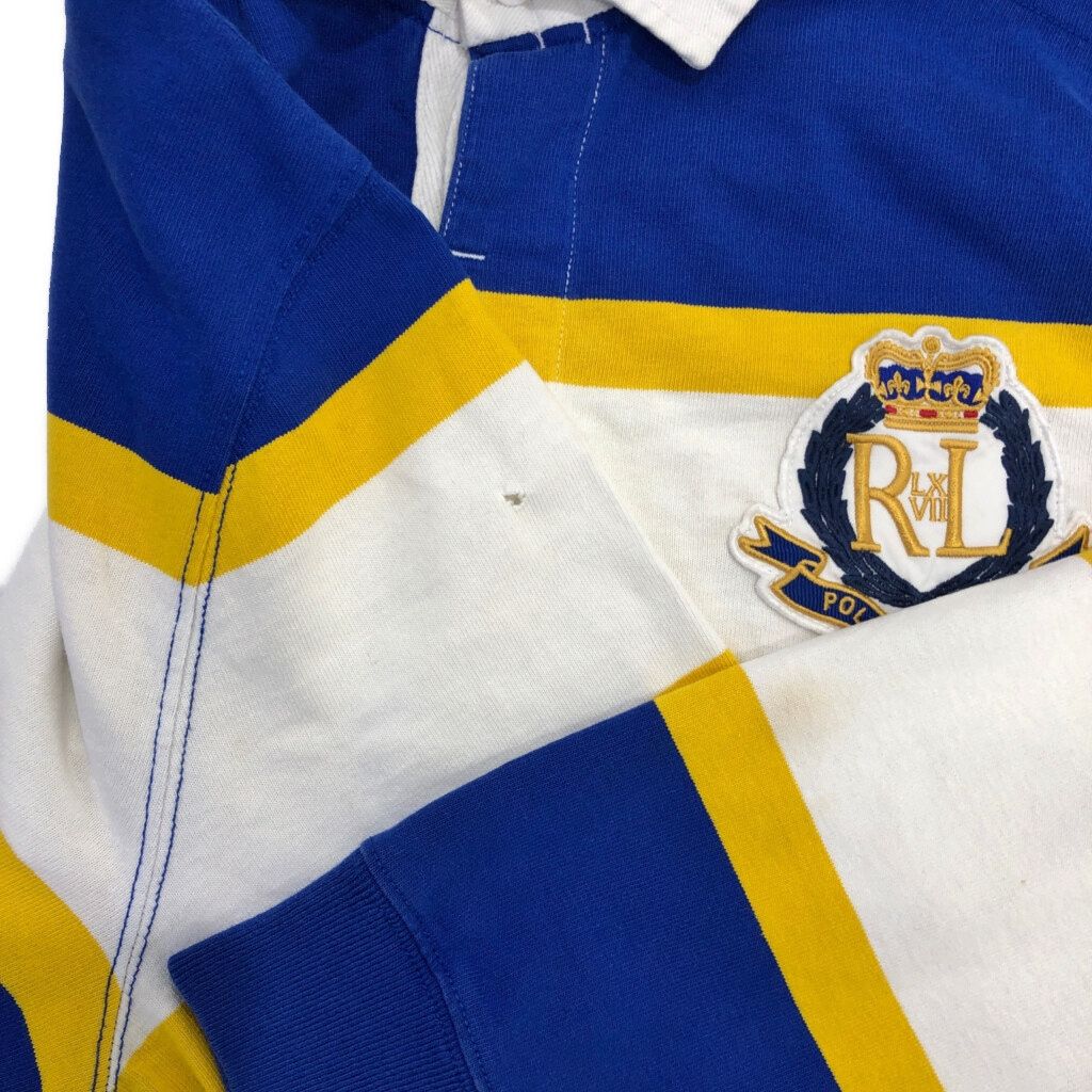 POLO ポロ ラルフローレン ポロジーンズ　ボーダー　ラガーシャツ　古着 古着 ラルフローレン Ralph Lauren POLO JEANS COMPANY ボーダー