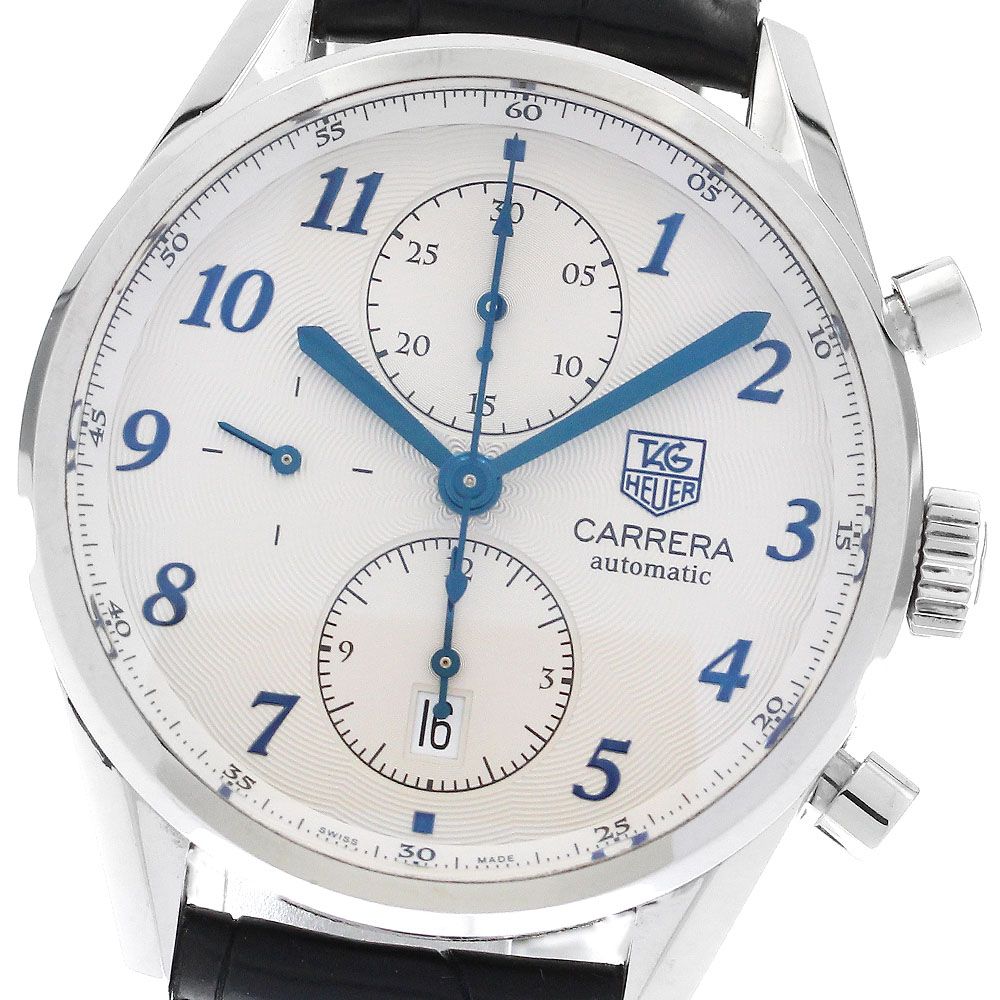 タグホイヤー TAG HEUER CAS2111 カレラ ヘリデージ キャリバー16 クロノグラフ 自動巻き メンズ 保証書付き_890290