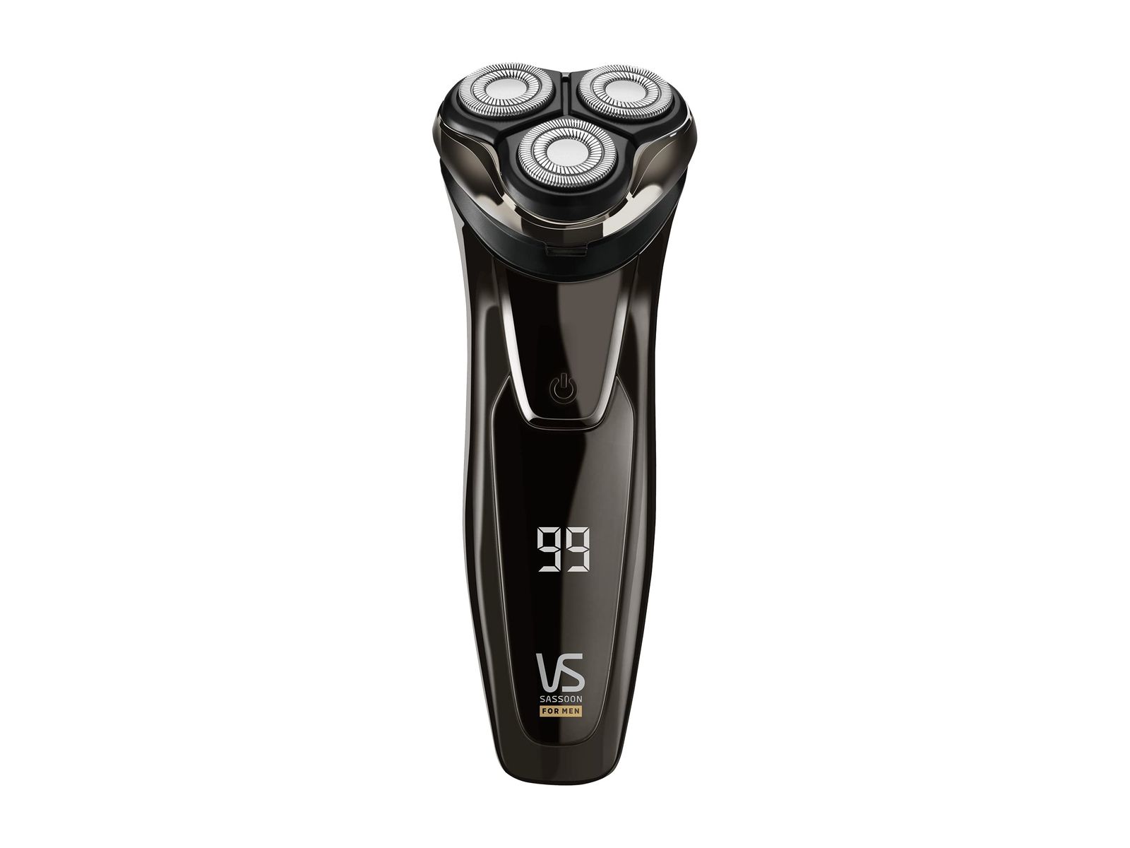 ヴィダル サスーン メンズ 電気シェーバー 回転刃 充電 交流式 シルバー VSM-6300/SJ [充電・交流式/デジタル表示]