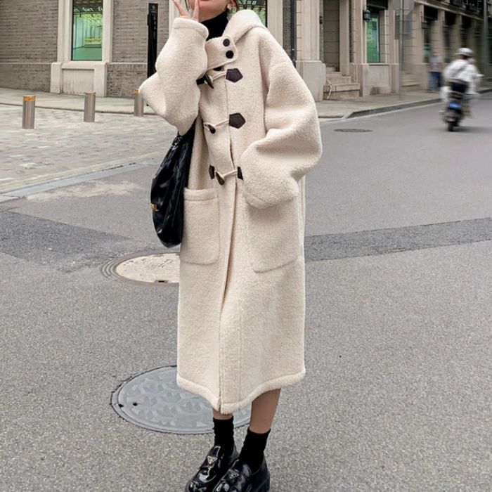 【極美品】theory luxe ELFIN DUFFLE ダッフルコート M 専用》theory luxe ELFIN DUFFLE ダッフルコート M