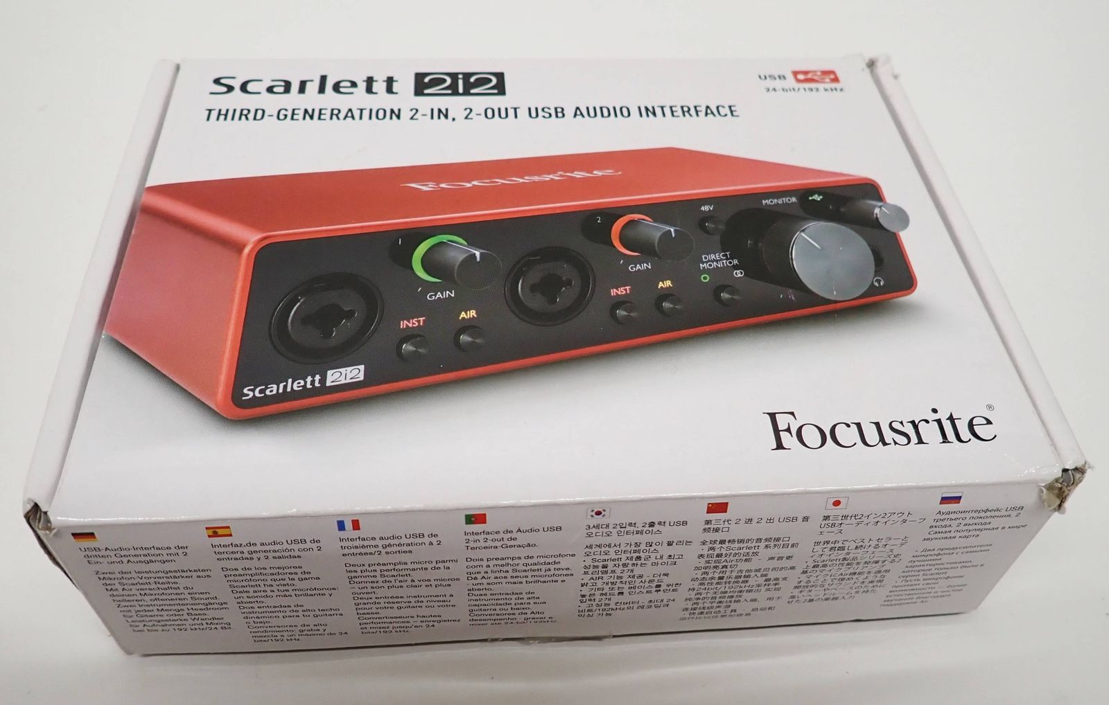 新品未使用　Focusrite Scarlett 2i2 インターフェース Focusrite Scarlett 2i2 (4th Gen) 2in 2out オーディオ
