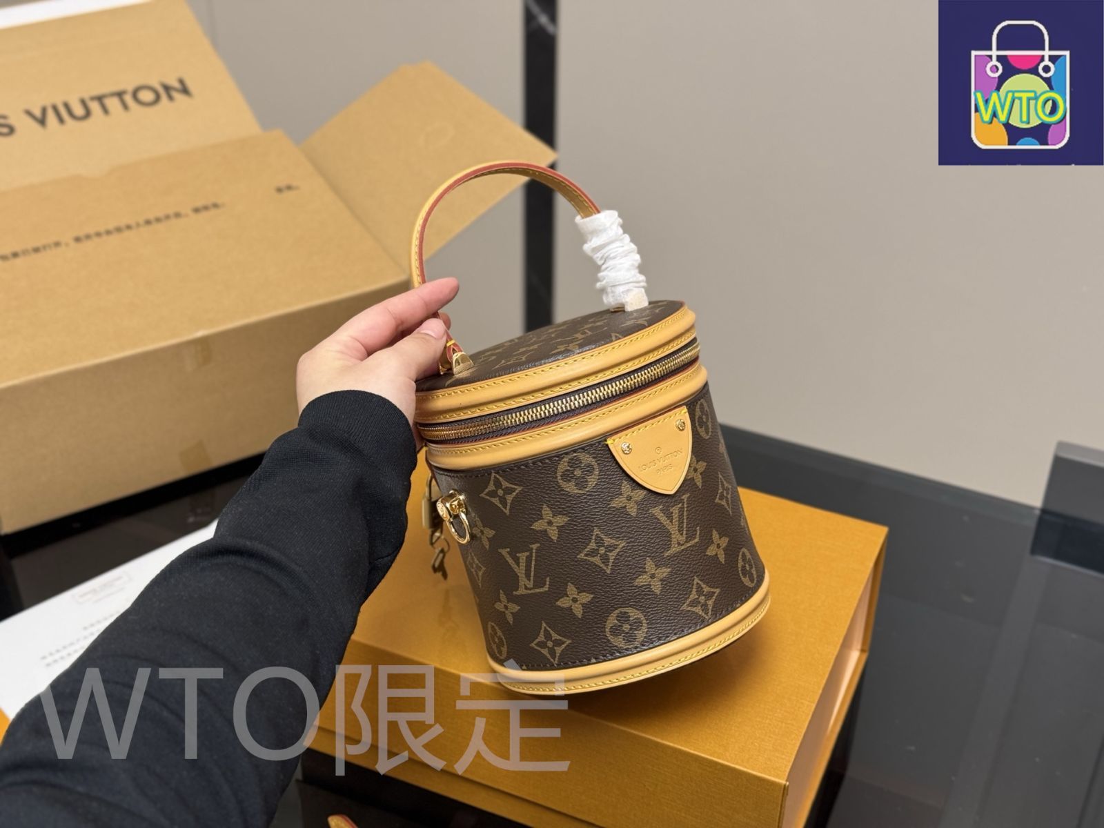 今日 LV Cannes Bucket Bag カンヌス バケットバッグ インナー付き-WTO輸入3