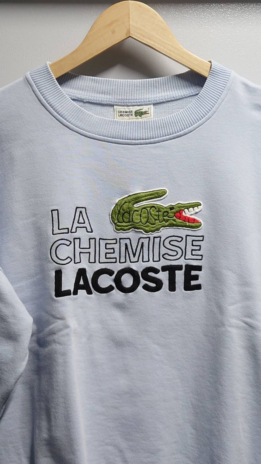 CHEMISE LACOSTE シュミーズラコステ 90s 刺繍 スウェット - メルカリ