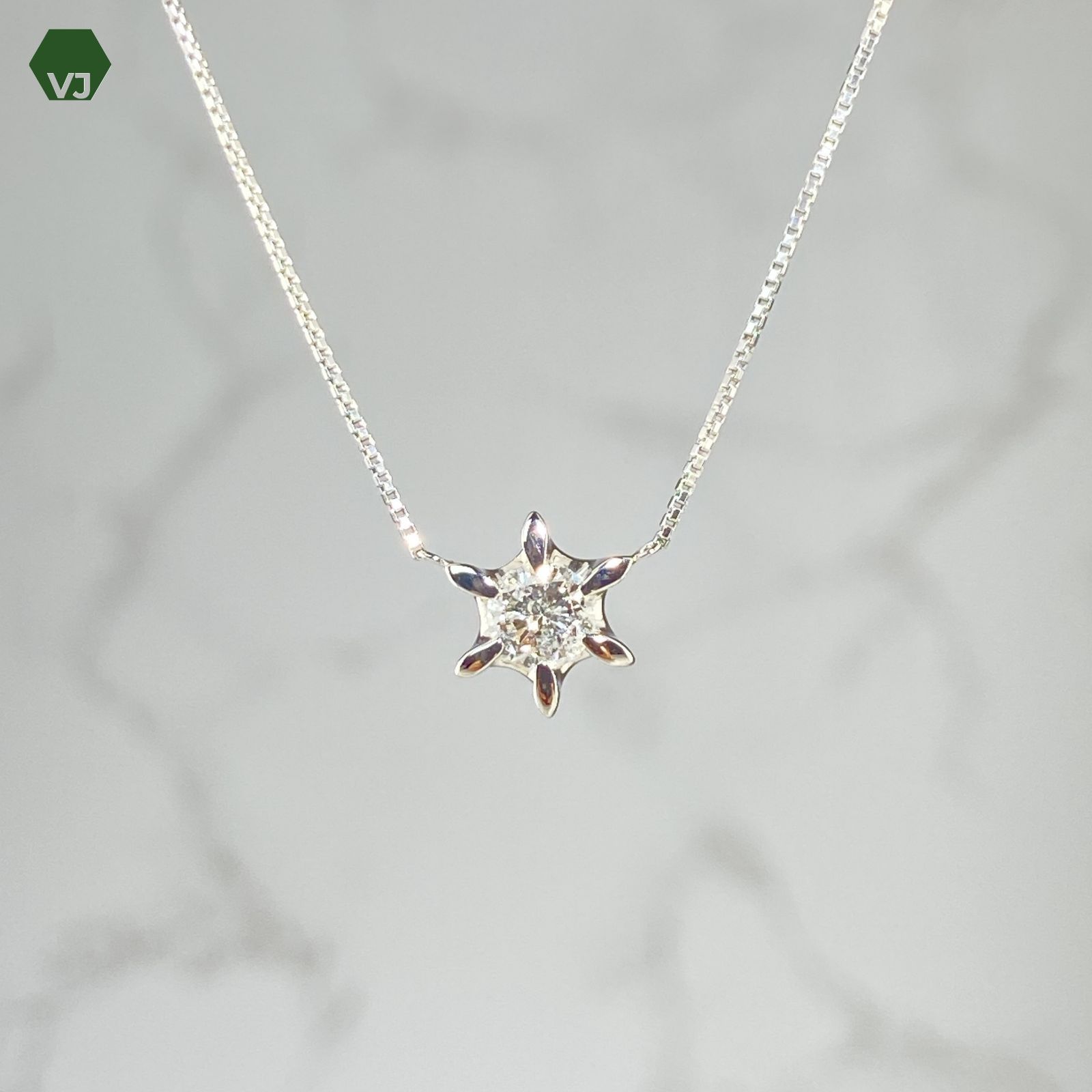 24-31】一粒ダイヤモンド ネックレス D0.45ct【中古】【PT850】【約38 