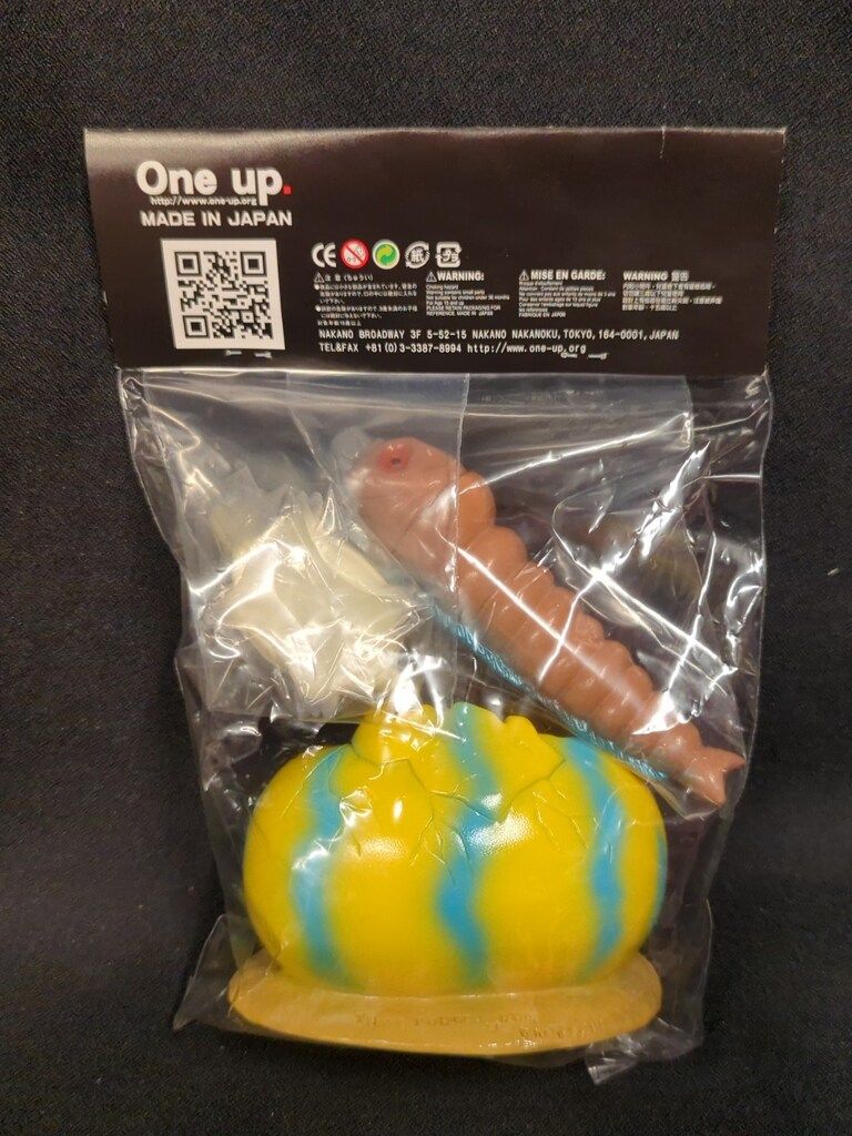One up 東宝怪獣総進撃 ミニソフビシリーズ モスラの幼虫/モスラ