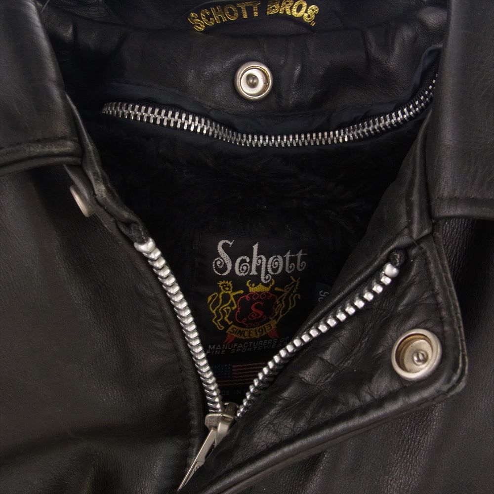 Schott 174 us A-2 レザージャケット ボア襟 ライナーSchott 174 Schott 174 us A-2 レザージャケット ボア襟 ライナーSchott 174