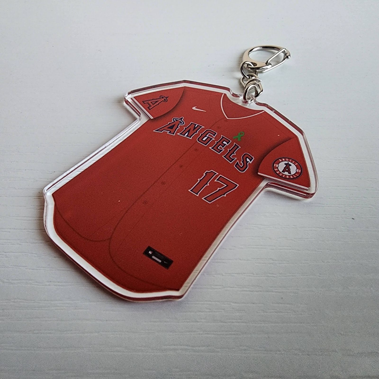 新品 MLB ロサンゼルス・エンゼルス 野球 ユニフォームキーホルダー
