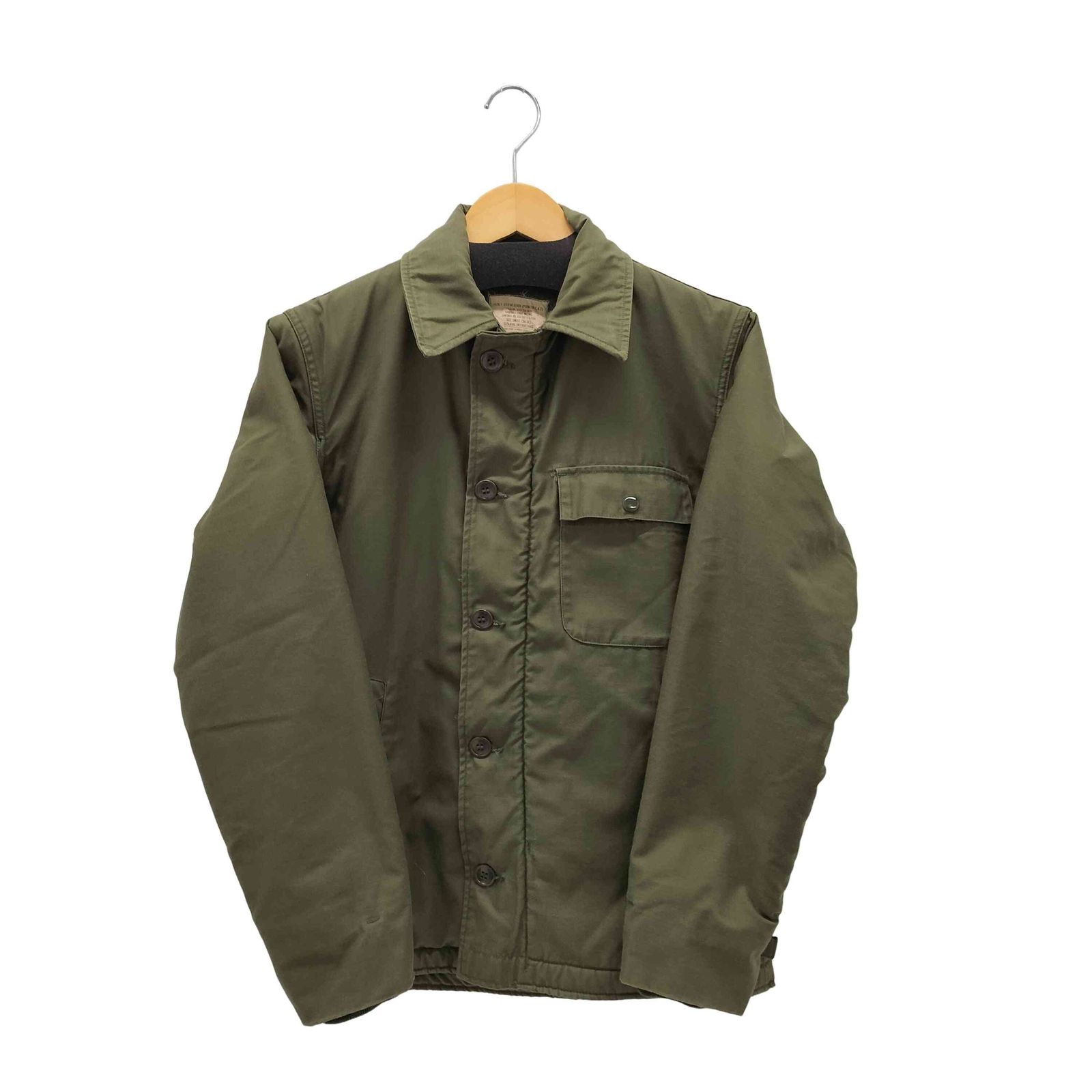 ユーエスネイビー U.S.NAVY 70S 72年会計 A-2 Deck Jacket デッキ 
