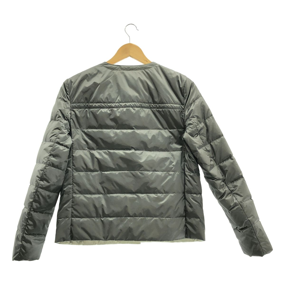 プラダ ノーカラー ダウン ジャケット 三角ロゴプレート Prada PRADA