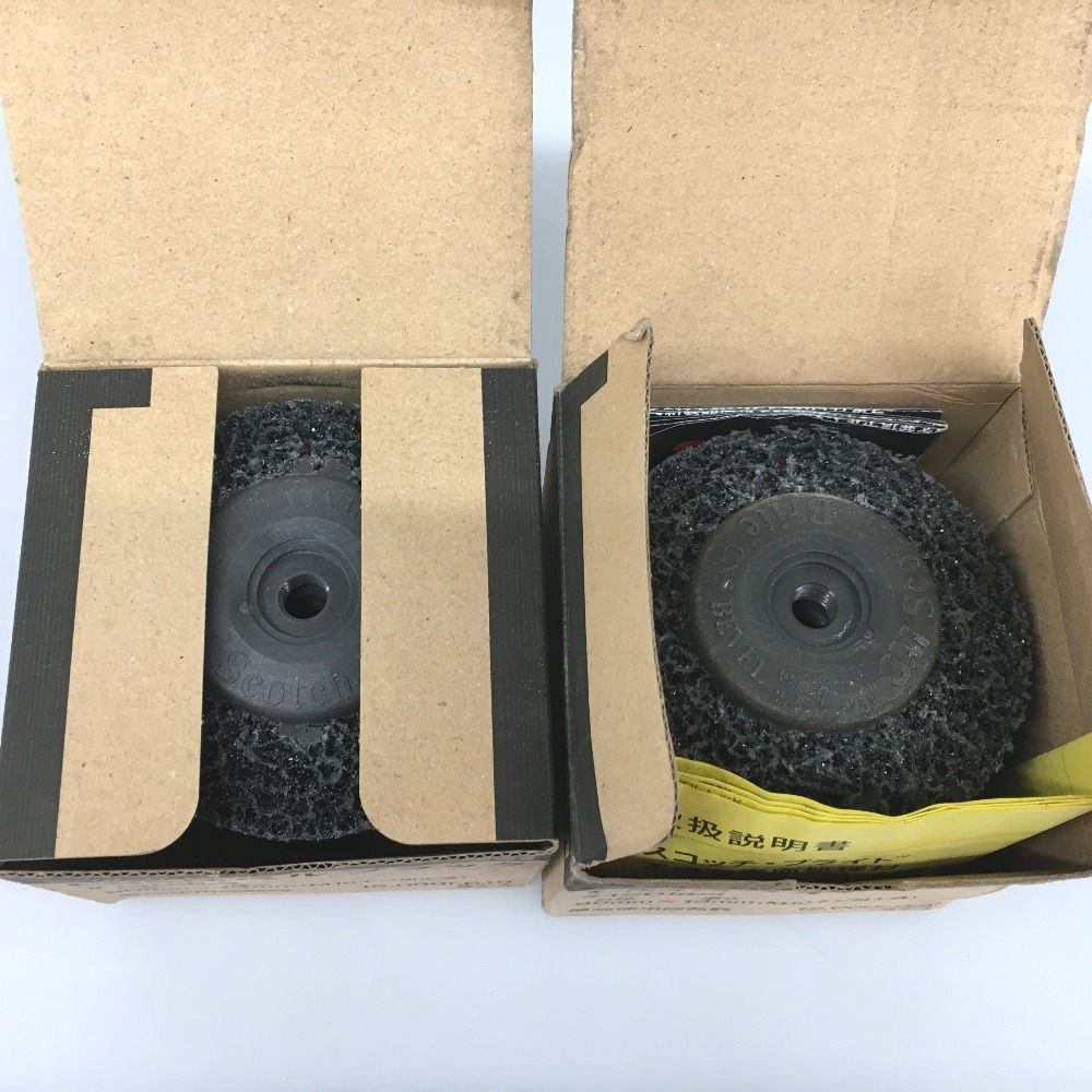 3M スコッチブライト CNS ベベル パープル 90x13(#120相当)(入数5) CNS BEBERU BLA スコッチ・ブライト ベベル 不織布研磨材 電動