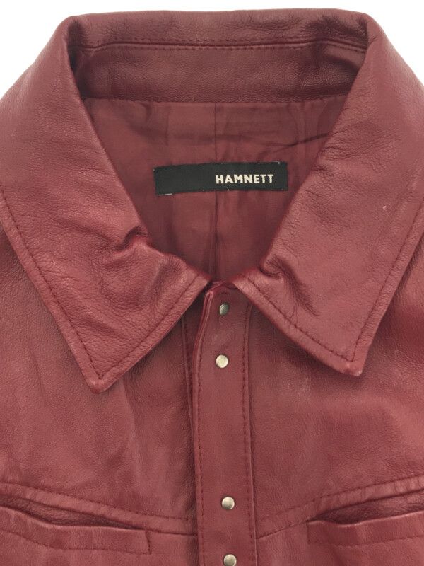 KATHARINE HAMNETT LONDON 赤ジャケット Katherine Hamnett London レザージャケット Mサイズ