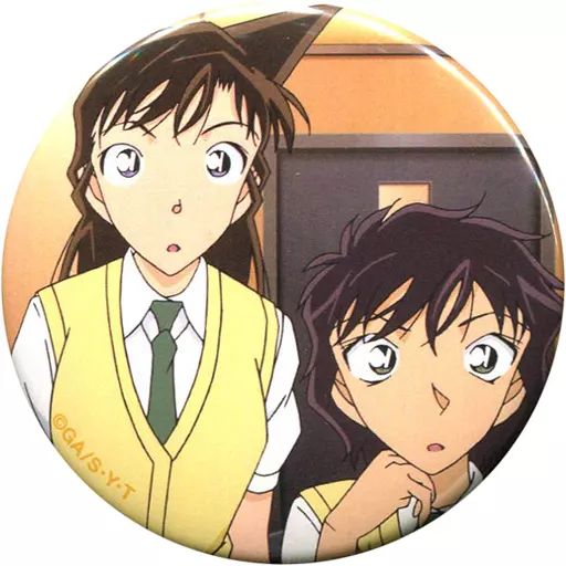 中古】バッジ・ピンズ(キャラクター) 毛利蘭＆世良真純 「名探偵コナン