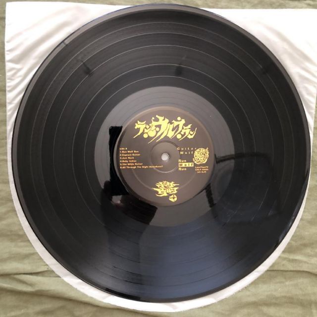 激レア 1998年 国内盤 ギターウルフ Guitar Wolf LPレコード Run