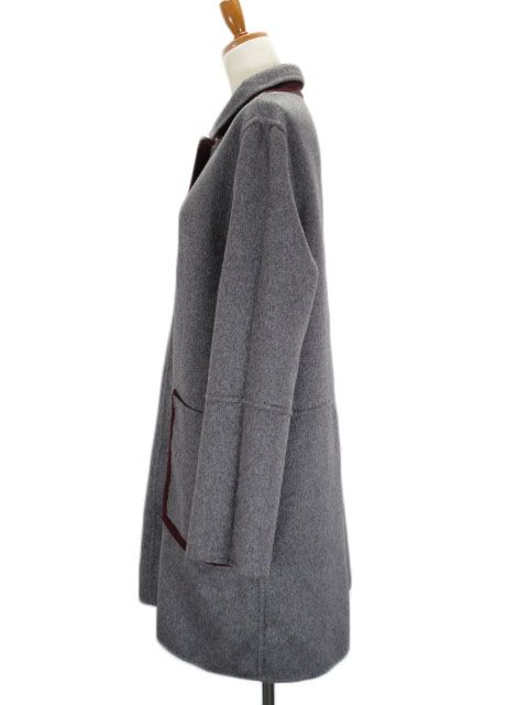 ドゥクラッセ DoCLASSE ダブルフェイス ミニステンカラーコート 15