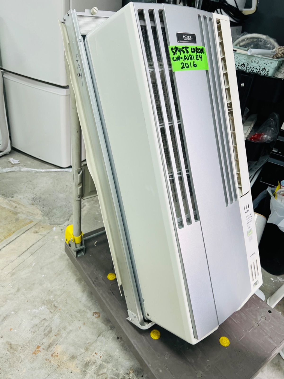 コロナ窓用エアコン2016年製 窓用エアコン2016年製1.6kw 今回