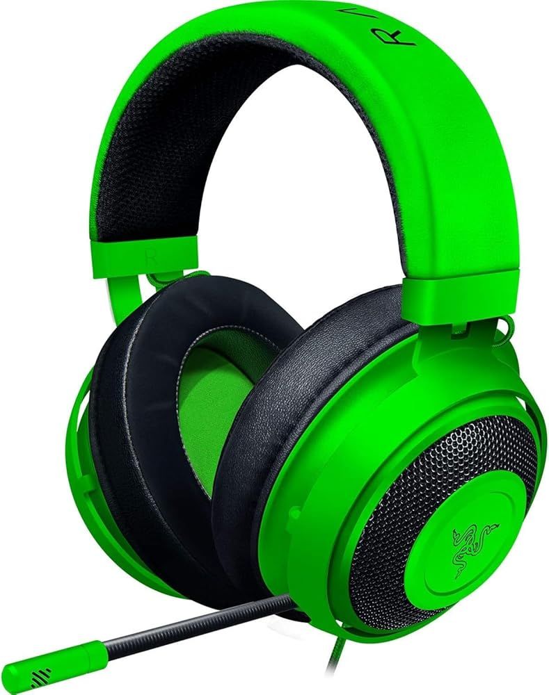 Kraken Green ゲーミングヘッドセット アナログ接続 PS4 PS5 PC Switch スマートフォン 冷却ジェルパッド RZ04-02830200-R3M 並行輸入品