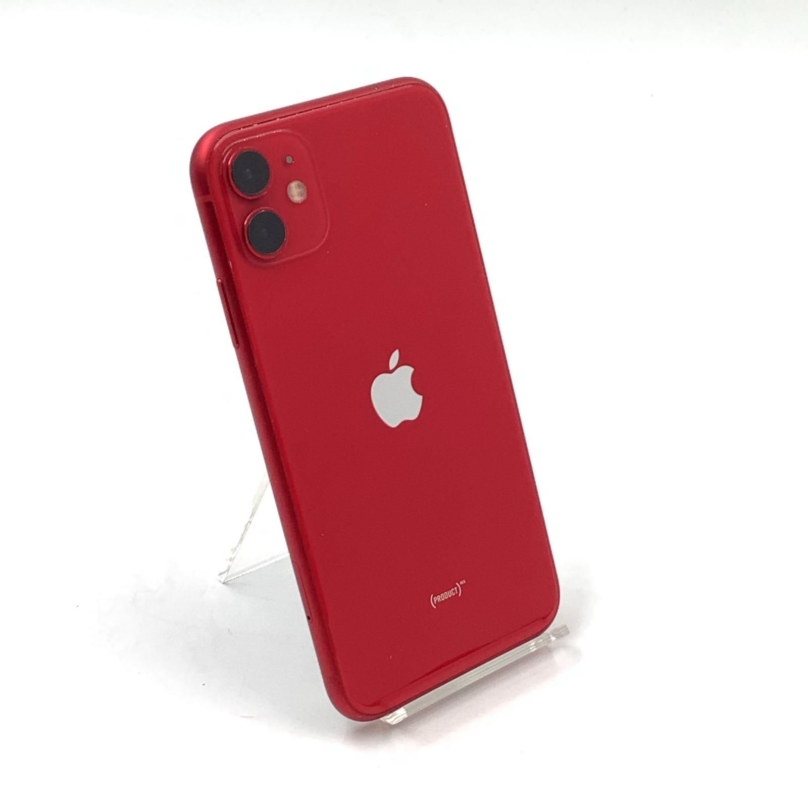 iPhone 11 128GB (PRODUCT)RED SIMフリー 購入 白ロム 動作確認済 75