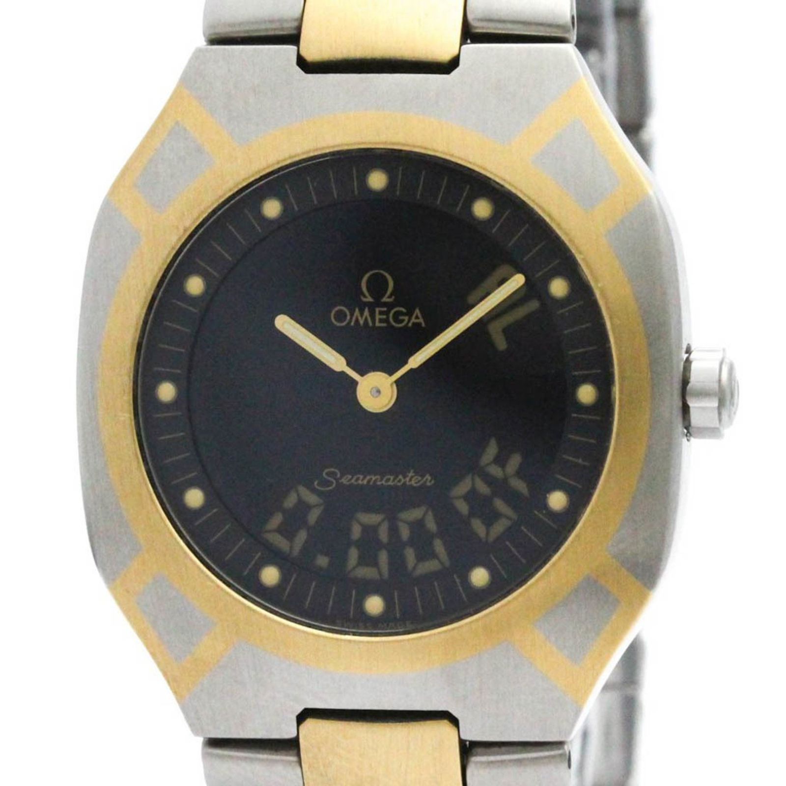 オメガ (OMEGA) シーマスター ポラリス アナログ デジタル K18