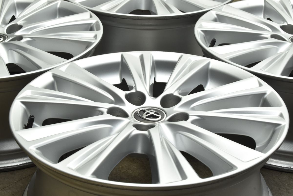 美品】トヨタ 30 アルファード 純正 18in 7.5J +45 PCD114.3 4本セット
