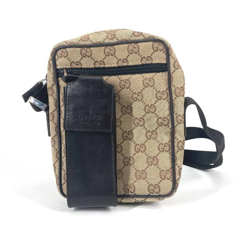 GUCCI グッチ ショルダーバッグ GG 018・1619 キャンバス/レザー