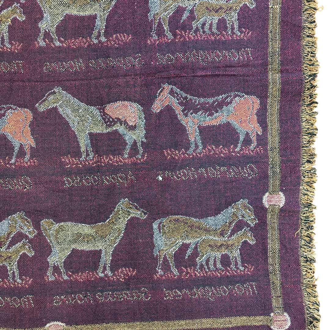 vintageラグ カーペット 馬 ホース 品種 アニマル 1821 vintageラグ