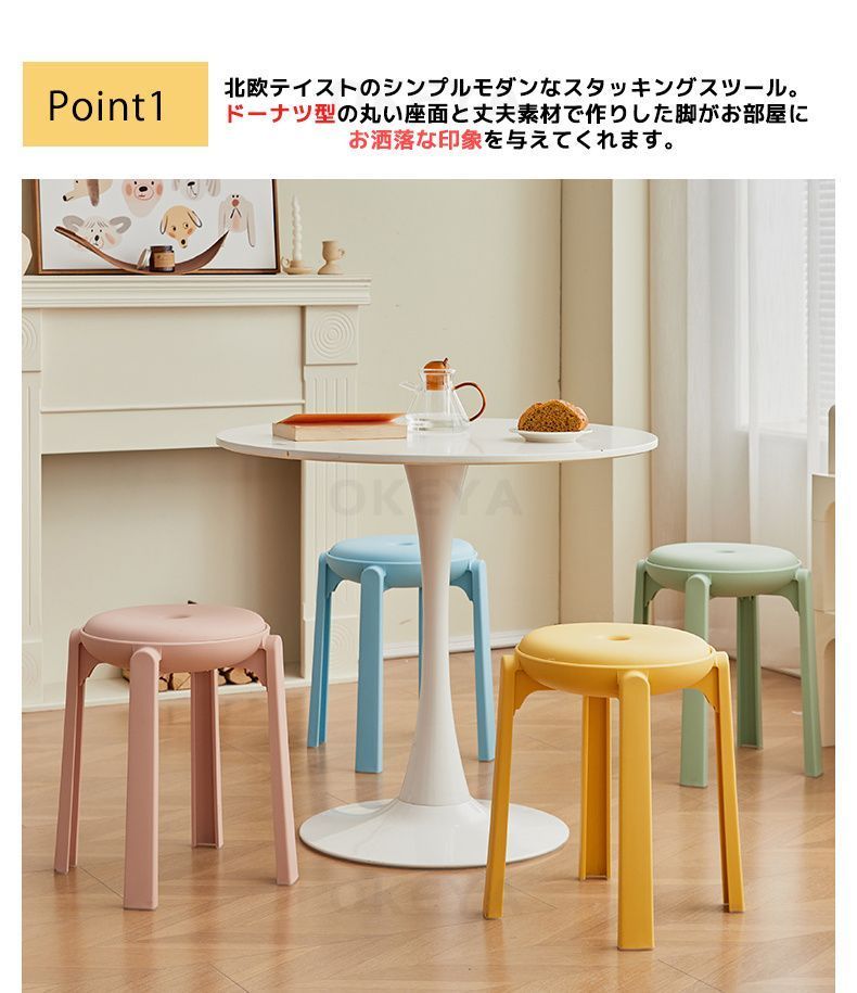 スタッキング ド一ナツ型